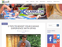 Tablet Screenshot of klanklon.com